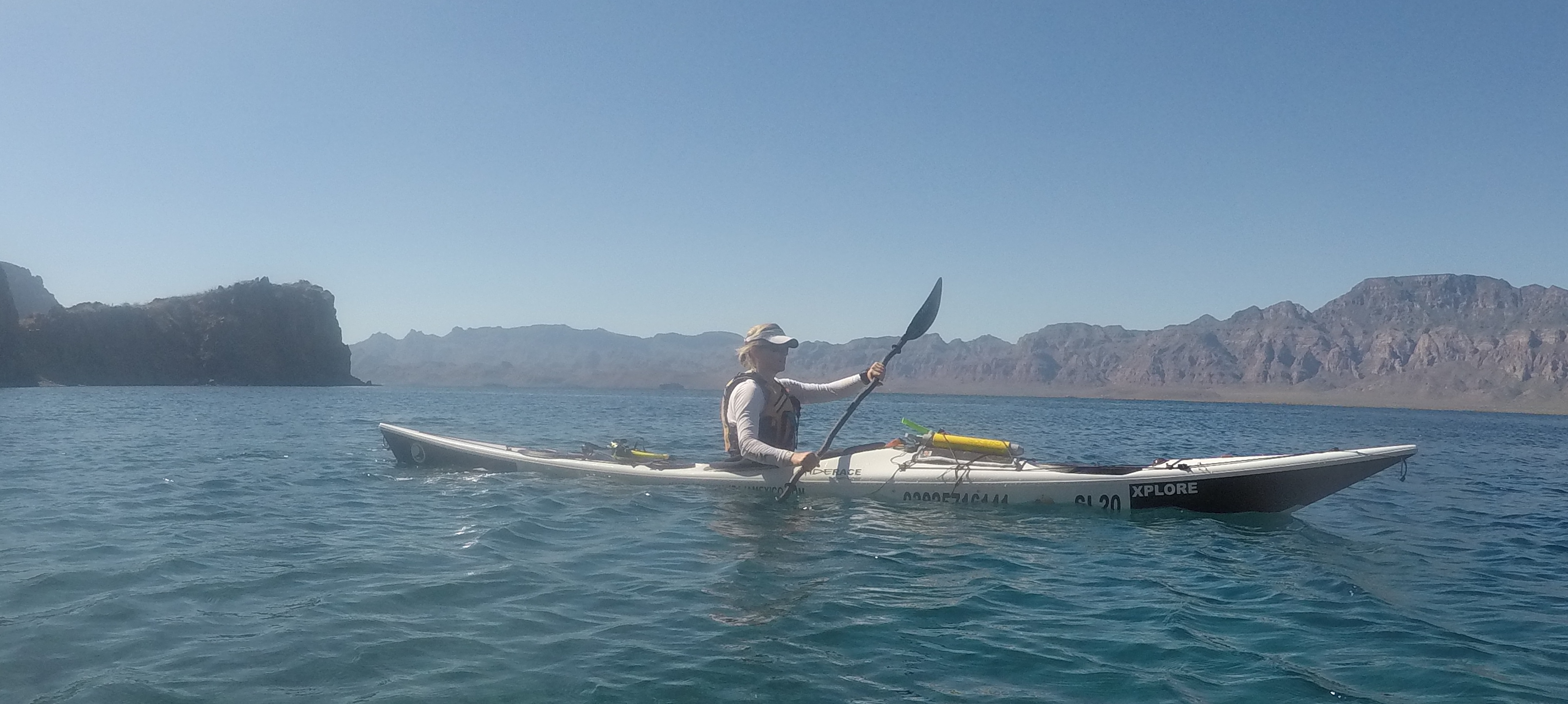 Kayaking in Baja.